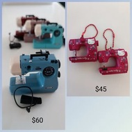 Toys Cabin JANOME Epolku 迷你縫紉機衣車扭蛋/ Hello Kitty 衣車扭蛋