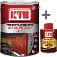 CLEAR EPOXY 2K ( 5 LITER ) 5L KTH Epoxy floor paint / expoxy floor paint / ROOFING &amp; FLOORING cat epoxy lantai / paint99