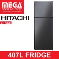 HITACHI R-VX480PMS9 407L 2-DOOR INVERTER FRIDGE (3 TICKS)