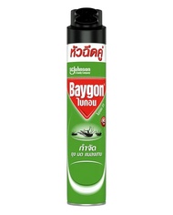 ( มีคูปองส่งฟรี / 600 มล. ) ไบกอนเขียว สเปรย์กำจัดยุง มด แมลงสาบ 600 มล. Baygon Multi Insect Killer 