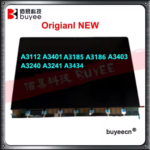 Original LCD Screen Display For MacBook Air Pro Max M4 M5 A3112 A3401 A3185 A3186 A3403 A3240 A3241 
