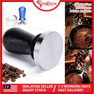 SIMPLYBEST Calibrated Coffee Tamper with Spring Loaded Flat Stainless Steel Base Coffee Powder Press