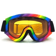 Ski Goggles Pillar Surface Ski Goggles Double Anti-Fog Ski Goggles