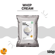 WHIP CREAM TOPPING 500GR / BUBUK WHIP CREAM / WHIPPED CREAM POWDER / WHIPPING CREAM TOPPING