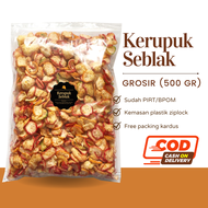 Delish Snacks / Kerupuk Seblak Kencur (Grosir) 250gr 500gr 1000gr / Snack Cemilan Camilan Kilo Kiloa