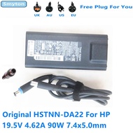 Original HSTNN-DA22 Travel Adapter Power Supply For HP 616072-001 19.5V 4.62A 90W 7.4x5.0mm Laptop C