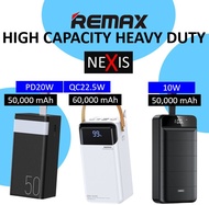 REMAX PD20W+QC22.5W Fast Charging Power Bank with LED Light  50000mAh RPP-321 60000mAh RPP-565 80000mAh RPP-566