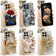 Case For Honor X7c Back Cover ALT-LX2 ALT-NX1 Popular Daisy Flower Soft Silicone Shockproof Casing F