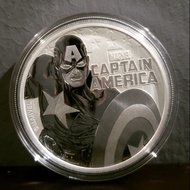 2019 Tuvalu Perth Mint Captain America 1 oz silver coin