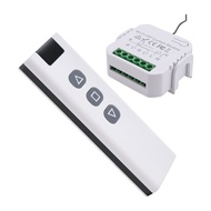 Tuya Smart Life WiFi 433Mhz Blind Curtain Switch with Remote for Electric Roller Shutter Control 1RE