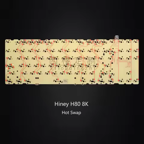 8k hotswap PCB Hiney H80 with CEM-3 base ai03/jane v3/fly daughterboard