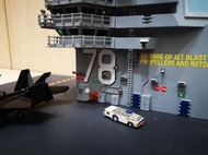 軍事模~🇺🇸1/144福特號cvn-78航空母艦完成品