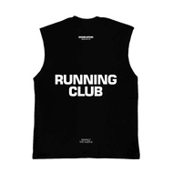Domination Labs Oversize Black Runclub Singlet S_3XL