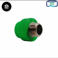 Sok drat luar 1/2x3/4"inch ppr rucika kelen 20x3/4" (drat 3/4")MALE THREAD/ SDL PPR