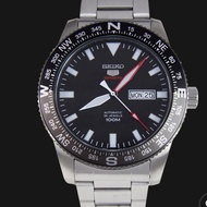 Jam Tangan Seiko 5 SRP669K1 Sports Automatic Silver Black / SRP 669