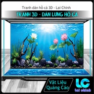 3d Glue Decal Painting, Aquarium Fish Tank Sticker, Arowana Fish Tank (Back Sticker Painting)_PHS 13