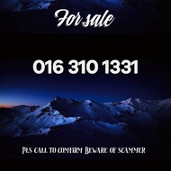 VIP PREPAID NUMBER SIMCARD 016-310 1331