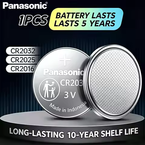 Original Panasonic CR2032 3V Lithium Button Battery CR2025 CR2016 Coin Cell Batteries for Car Remote