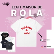 AUTHENTIC LEGIT MAISON DE ROLA EMBROIDERED TSHIRT | SHOP WITH VIAJE