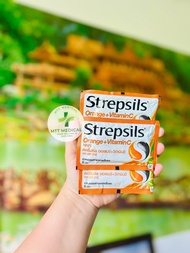 Strepsils สเตร็ปซิล ช่วยทำให้ชุ่มคอ ใช้ได้ทั้งเด็กและผู้ใหญ่ บรรจุ 8 เม็ด