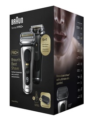 Braun Series 9 Pro+ 9597CC Electric Shaver with 6-in-1 SmartCare Centre and ProComfort Head Silver
