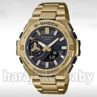 CASIO卡西歐G-SHOCK系列20氣壓防水功能太陽能石英機芯 不鏽鋼錶帶男表黑色錶盤GST- B500GD-9AJF Watch