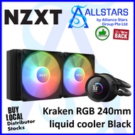 NZXT Kraken 240 RGB (LCD, Black) / 1.54 inch LCD with NZXT CORE RGB (RL-KR240-B1)