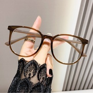 (-0~-600) Myopia glasses, fashionable cool brown glasses, men's and women's finished products with d