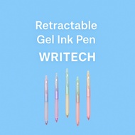 WRITECH 0.7mm Retractable Gel Ink Pen Black – Smooth Fine Writing Tool