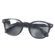 成色極佳：Oliver Peoples OV5036 SHELDRAKE 低橋框波士頓惠靈頓太陽眼鏡，淨CLEAR藍，52□21-137，男士款