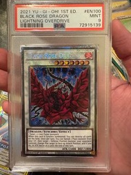 Black Rose Dragon Starlight rare PSA 9, 遊戲王