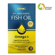 GNC - 97%高純度魚油Omega 3 60粒迷你軟膠囊 (平行進口貨)