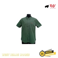 RAV DESIGN Original Men Short Sleeves Shirt / Baju Kemeja Lelaki Saiz Besar R1103