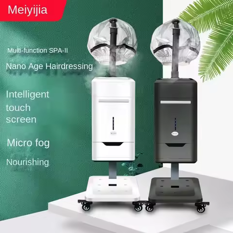 Hot Selling Cap Portable Micromist Hair Steamer Machine Professional Barber Shop 2 in 1 Nanomist & O