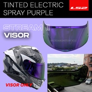 LS2 FF808 STREAM ll VISOR BLUE RED PURPLE PINLOCK
