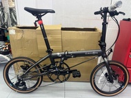 🤝🤝多謝師兄支持 ! 又順利交收一部 鈦銀色 車架平焊版 內摺頭柱 DAHON K3 PLUS MINI 9速 16吋349 碟剎 鋁合金 折叠車