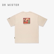 DR MISTER "Sole Lover" Poisoned Kicks Broad Tee - Bone Beige