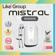 MISTRAL Instant Shower Heater / Water Heater [MSH303I] [MSH606]/5 years  heating element warranty