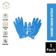 Best Fresh Nitrile Gloves 20pcs [1Pack]