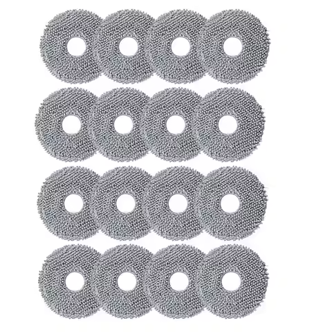 [NEW!A38F】 16 Pack Mop Pads For Roborock P10 P10pro Robot Vacuum Cleaner Mop Pads Replacement Access