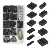 620pcs Dupont Connector 2.54mm, Dupont Cable Jumper Wire Pin Header Housing Kit, Male Crimp Pins+Fem
