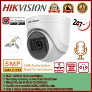 Hikvision CCTV Analog Camera 5MP Digital WDR With Audio Infrared Night Vision Camera Turret Camera H