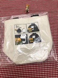 ⭐️全新⭐️ 拉亞漢堡x奧樂雞 隨行袋-米色版