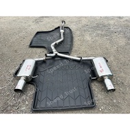 JDM Used Original SET FGK Fujitsubo Legalis R Type Evolution Piping Muffler Mufler Exhaust Ekzos Exz