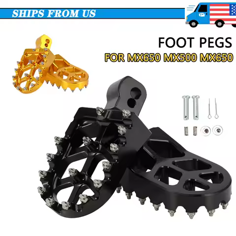 Foot Pegs Pedals For MX650 Motorcycles Accessories Footpegs Foot Rests Footrests For MX650 MX500 SX5