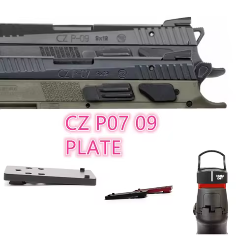 Metal Optic Red Dot Sight Mounting Plate For CZ P07 CZ P09 Vortex Docter ADE Burris Frenzy Or RR Sen