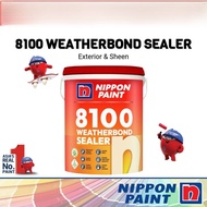 Nippon 8100 Weatherbond Sealer For Exterior  & Interior _ 1 Liter_ White