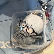 20cm Cotton Doll Pain Bag Thickened High Transparent Plush Doll Outing 10cm Drying Doll Bag mn12z