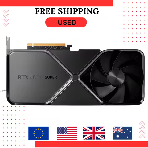 USED Nvidia Founders Edition FE GeForce RTX 4080 Super GPU – Fast Shipping