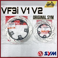 VF3i VF3 V1 V2 [ NON ABS ] SYM185 PIRING DISC DEPAN BELAKANG REAR &amp; FRONT DISC PLATE SYM